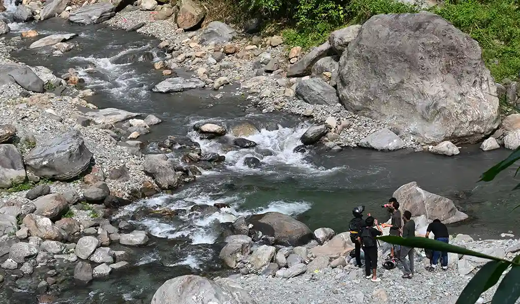 Shivkhola river view